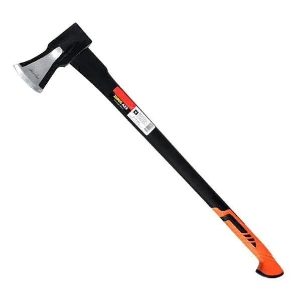 4.4lb Maul Axe Log Wood Splitting Hi Viz Fibreglass Shaft & Anti Jamming Head