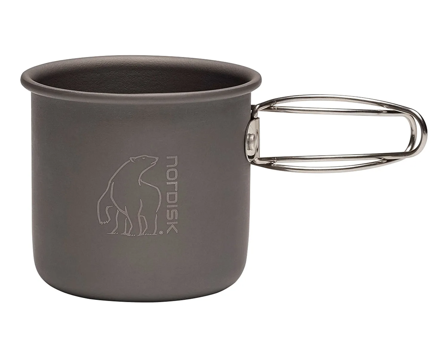 Aluminium Mug, 400 ml - Matt Silver