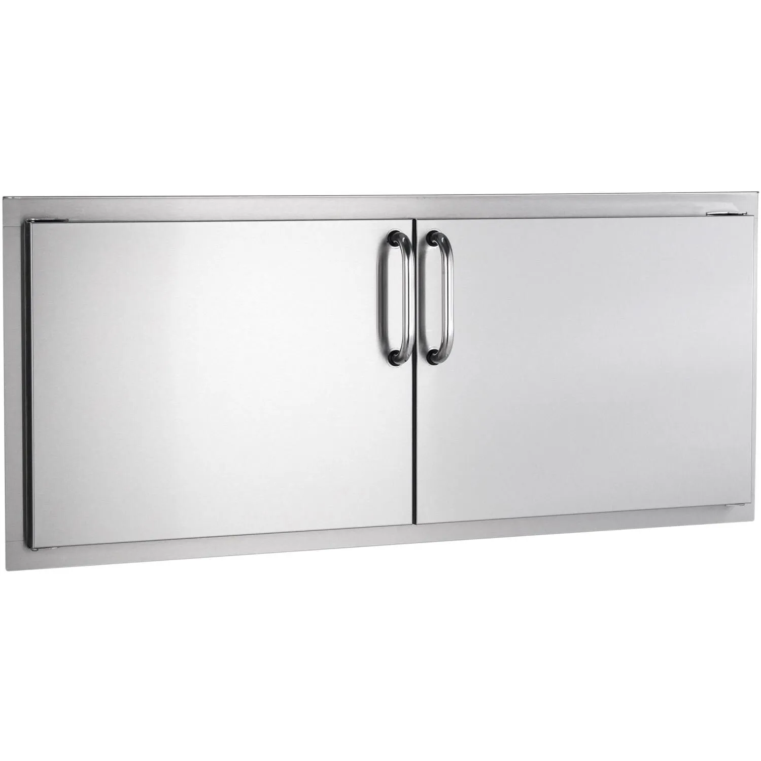 American Outdoor Grill 16-Inch x 39-Inch Double Access Door with Tubular Stainless Steel Handles and Double Wall Construction (16-39-SSD)