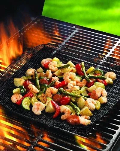 BBQ Grill Mesh Non-stick Grilling Basket