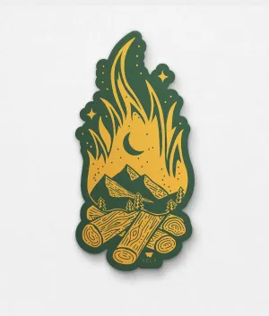 Campfire Vinyl Sticker