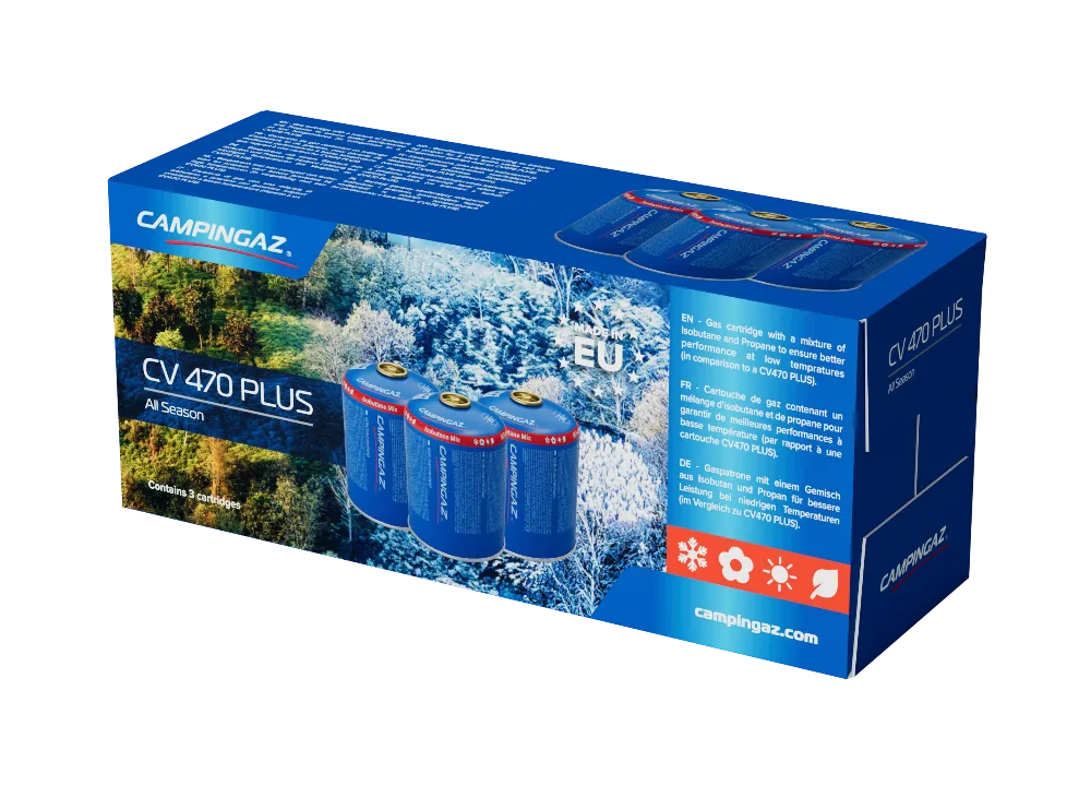 Campingaz CV470 Plus All season Gas Cartridge 3 Pack