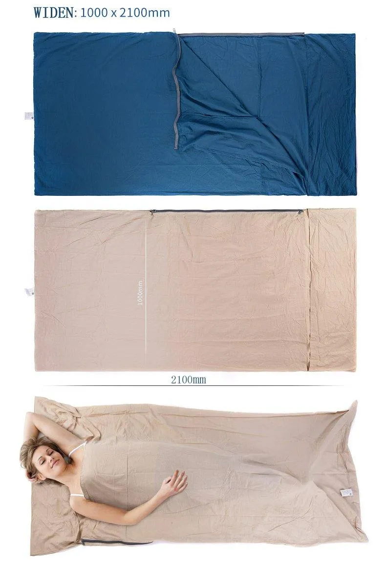 Cotton Travel Sleeping Bag Inner Gallbladder