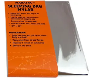 Emergency Space Blanket & Sleeping Bag