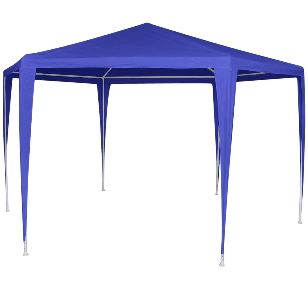 Marquee with 6 Side Walls Blue 2x2 m