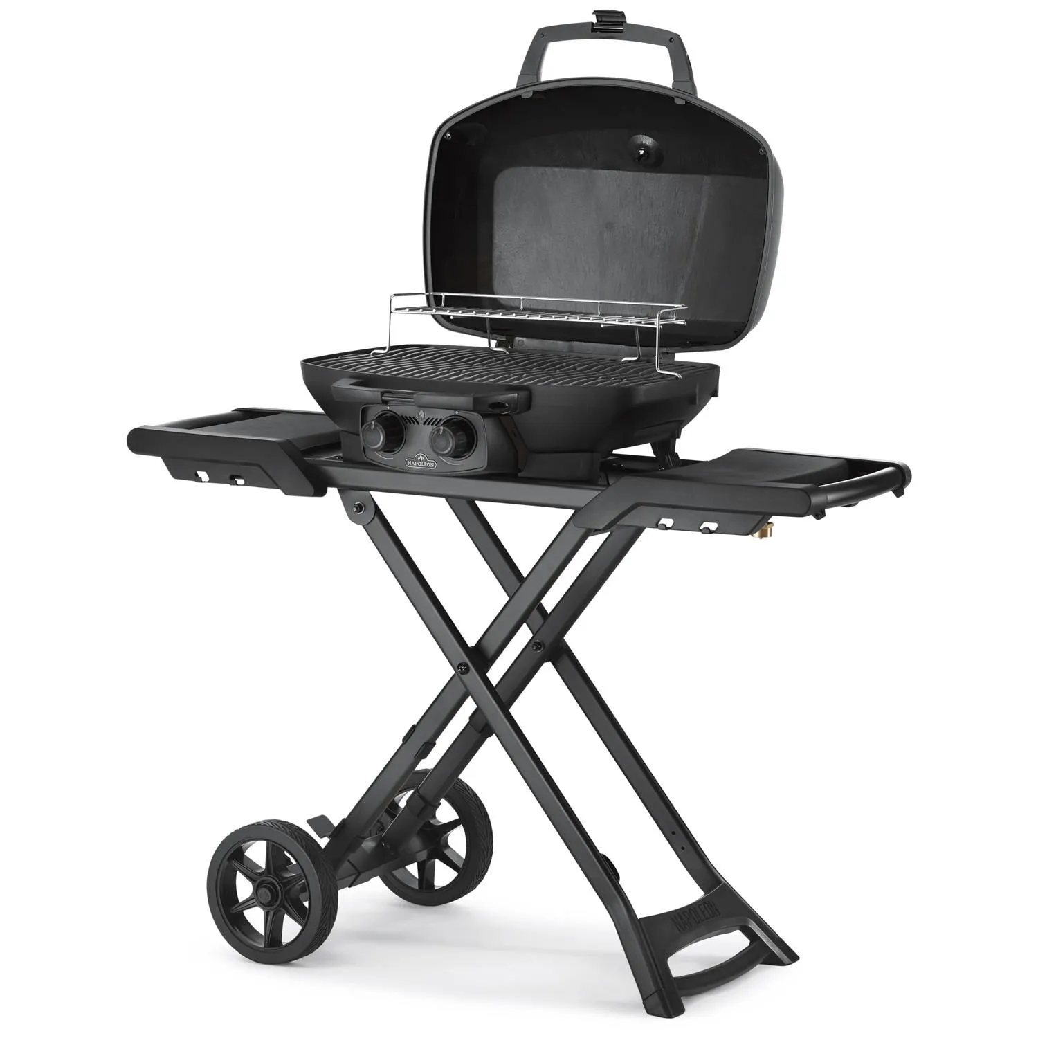 Napoleon:  PHANTOM TravelQ  PRO 285 Portable Gas Grill with Scissor Cart