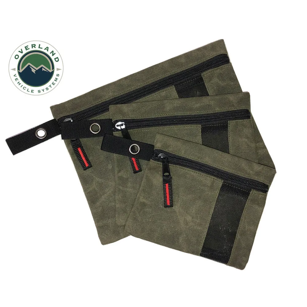 Overland Vehicle Systems - Small Bag Set of 3 #12 Waxed Canvas