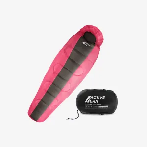 Professional 3-4 Season Mummy Sleeping Bag - Pink - (300 GSM) - 1 Season