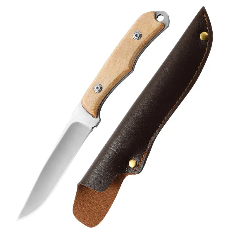 Stainless Steel Durable Wood Handle Knife