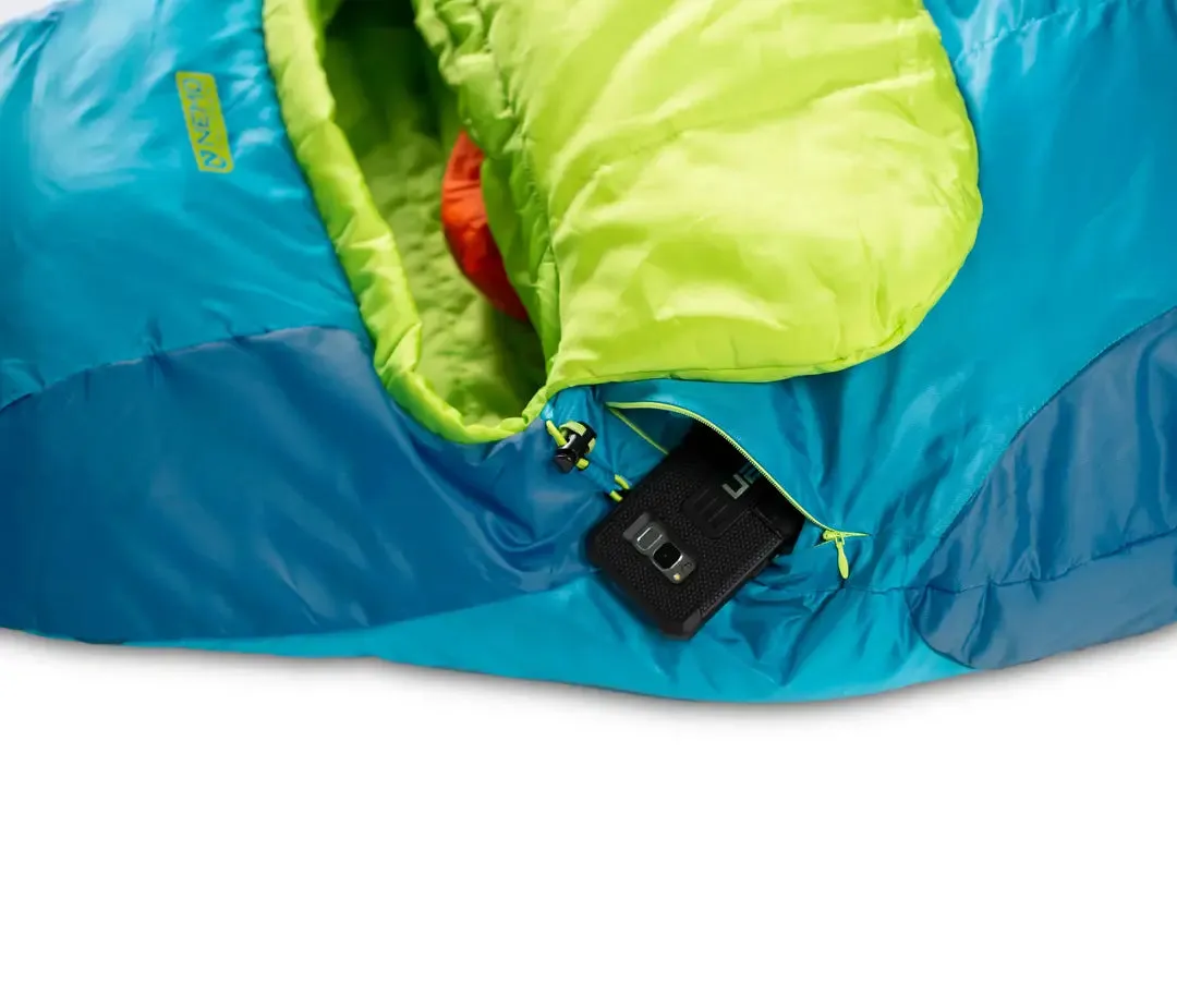 Tempo Men's 20° Sleeping Bag - Spring Bud/Mayan Blue